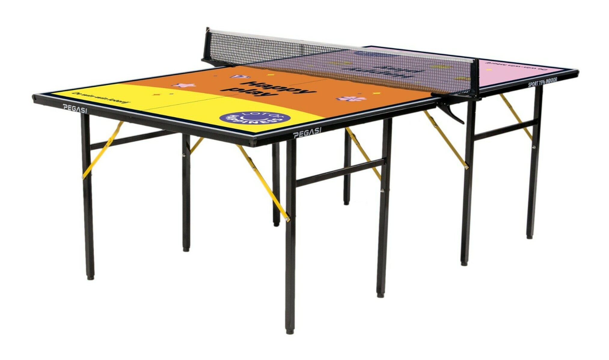 Bedrukte tafeltennistafel Pegasi 75% Indoor afbeelding