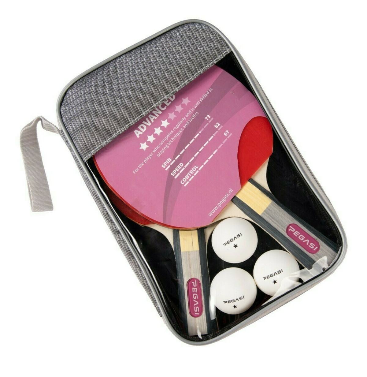 Pegasi tafeltennisbat set 4 ster Advanced afbeelding
