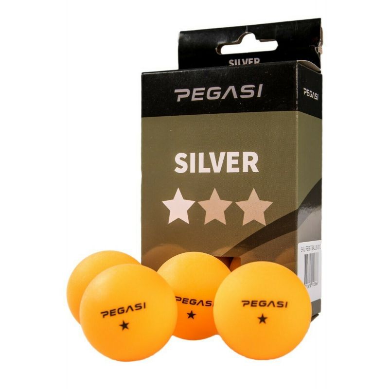 Pegasi 1 ster pingpong ballen 6st. Oranje