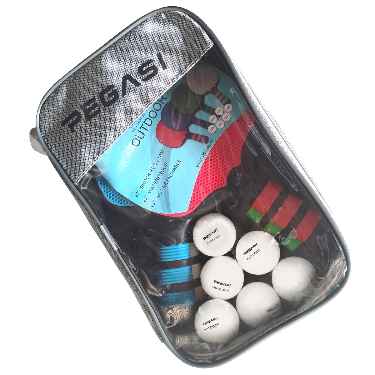 Pegasi Outdoor tafeltennisbat set Smash 4 afbeelding