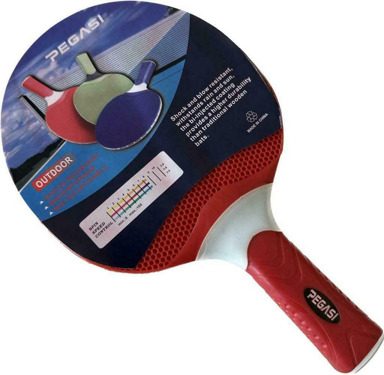 Pegasi outdoor tafeltennisbatje Red afbeelding